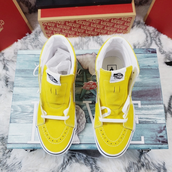 Vans Cyber Yellow Sk8-HI - Picture 9 of 14